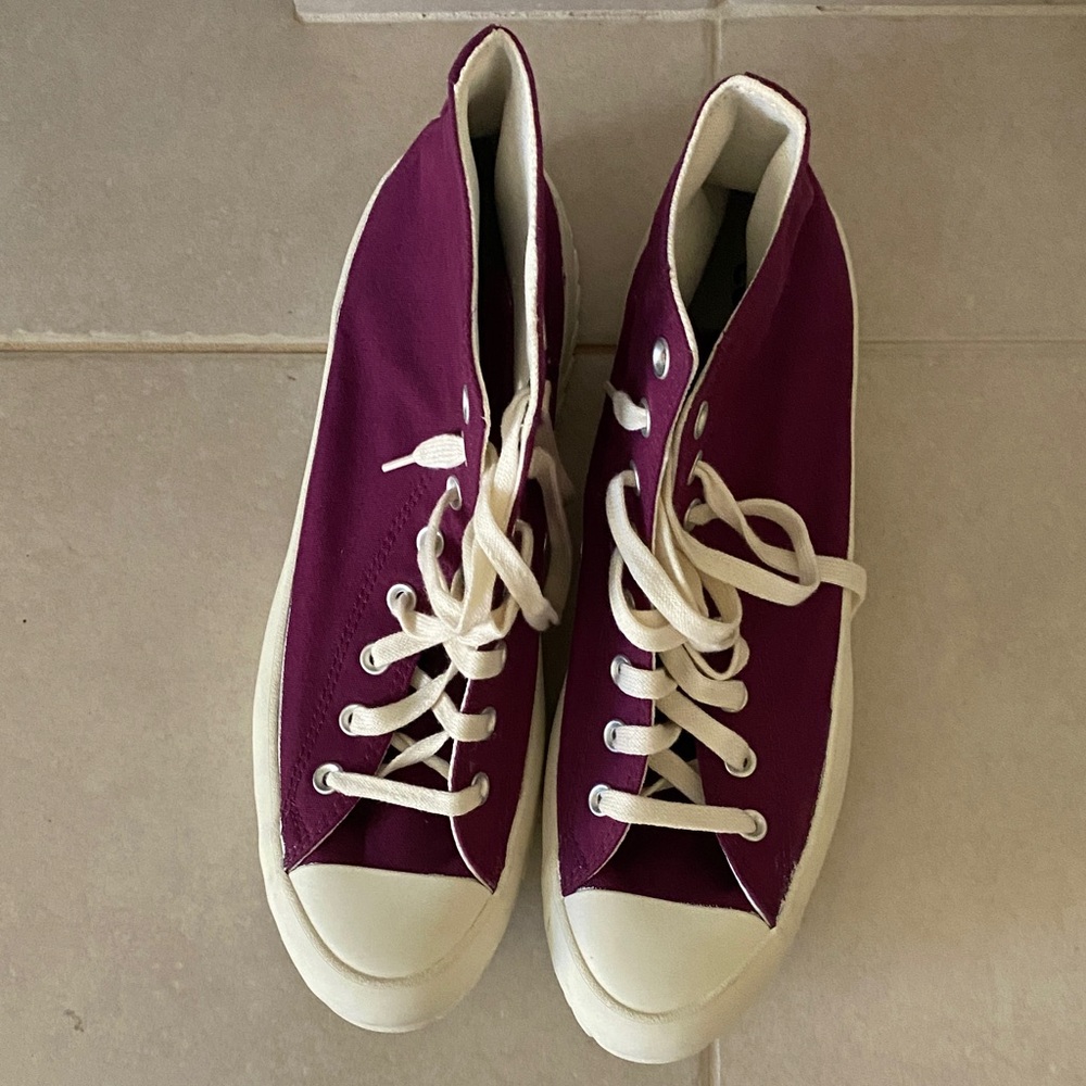 Converse Purple High-Top Sneakers